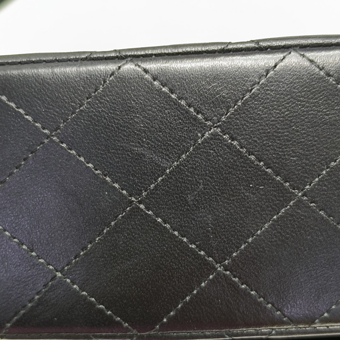 CLASSIC FLAP Medium Quilted Lambskin Black