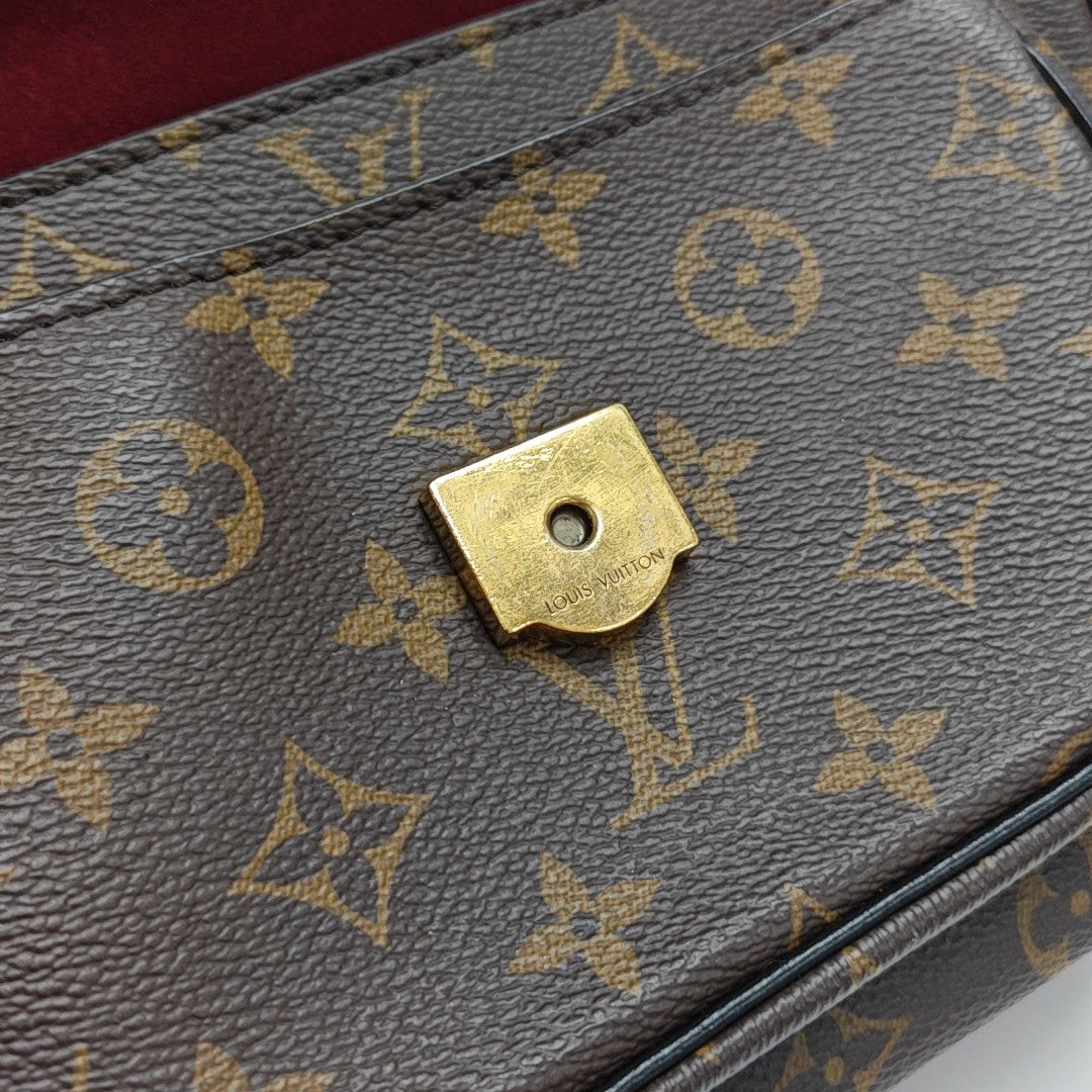 PASSY Monogram Coated Canvas Brown