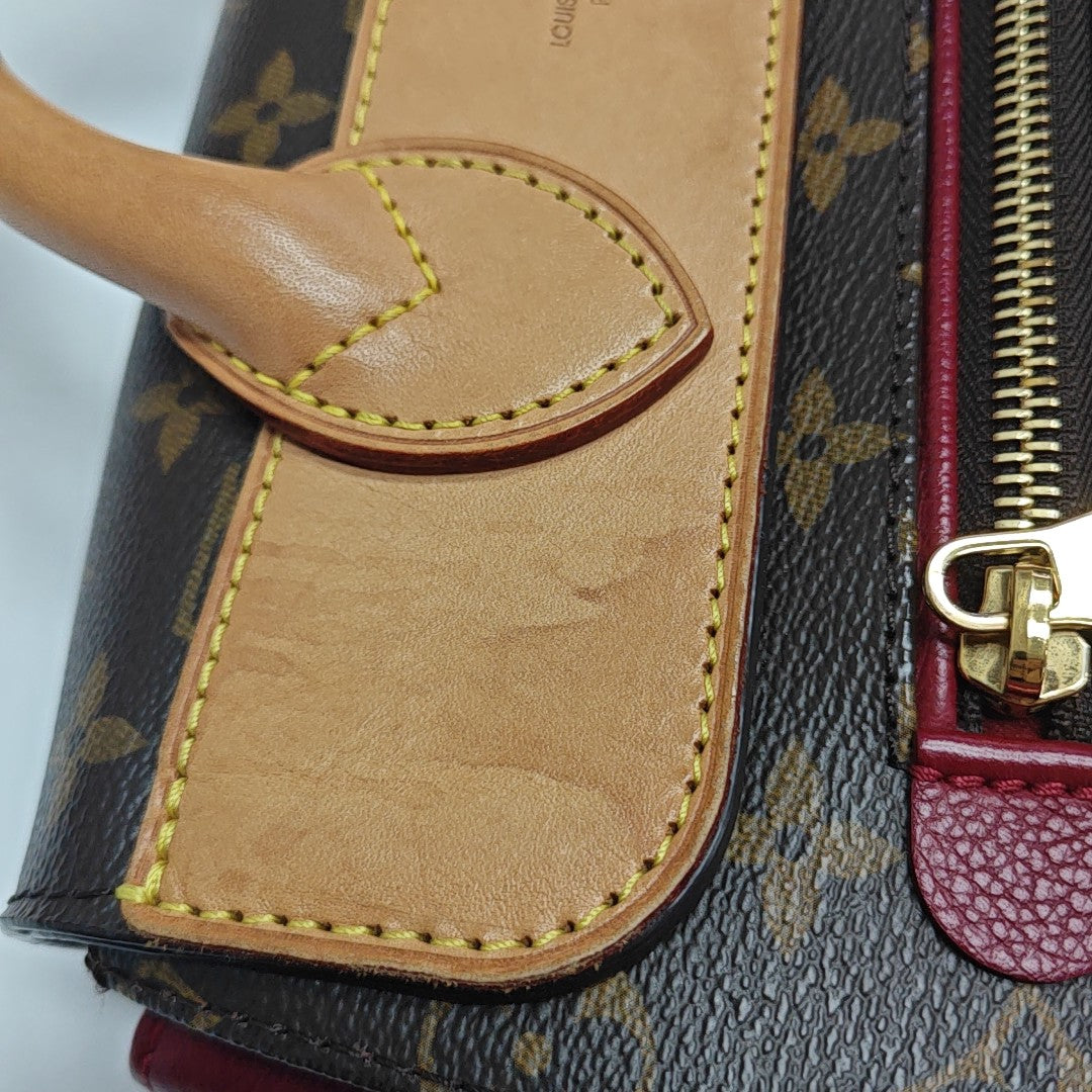 EDEN MM Monogram Coated Canvas Brown