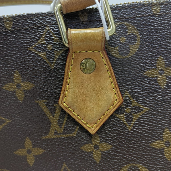SPEEDY 30 Monogram Coated Canvas Brown