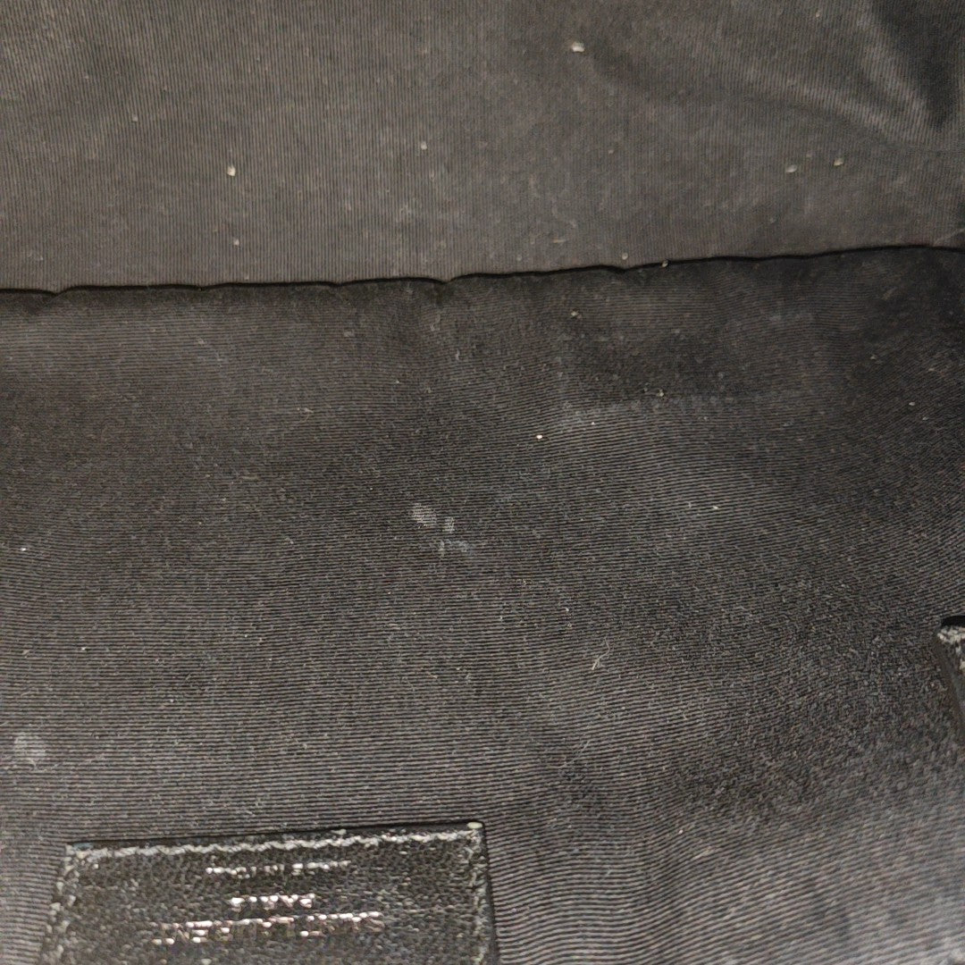 NIKI Medium Chevron Calfskin Black