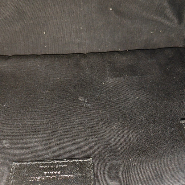 NIKI Medium Chevron Calfskin Black