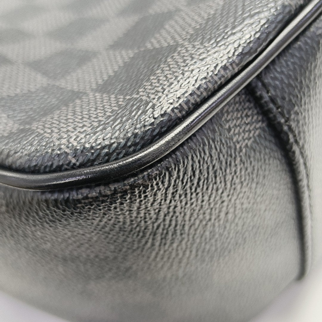 TADAO MM Damier Graphite Coated Canvas Gray