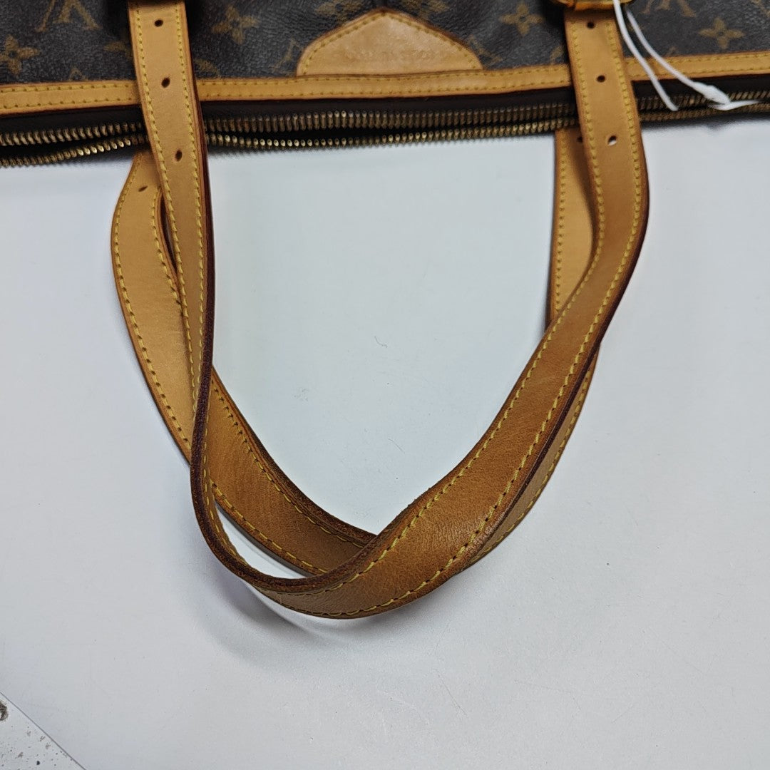 PALERMO GM Monogram Coated Canvas Brown