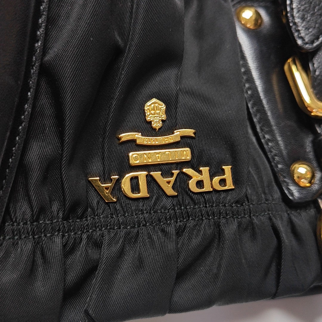 Nylon Tote Bag Black