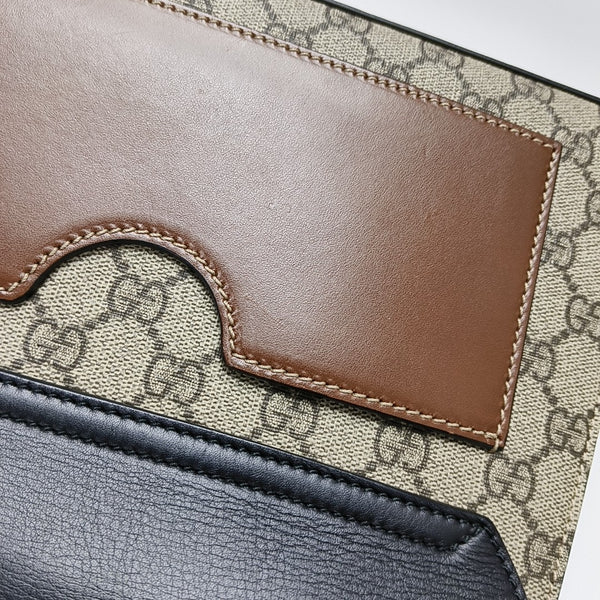 Padlock Small Monogram Coated Canvas Beige