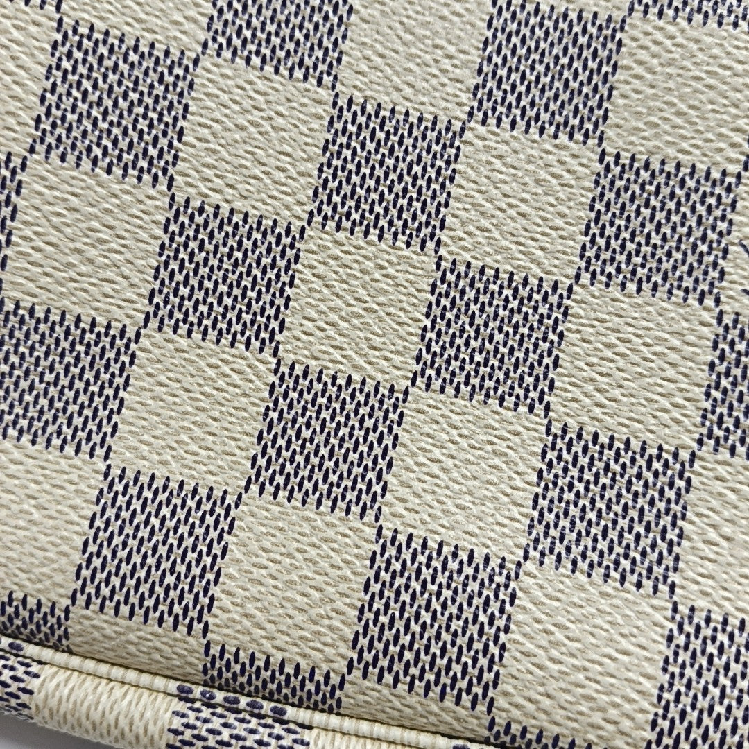 ACCESSOIRES GM Damier Azur Coated Canvas White