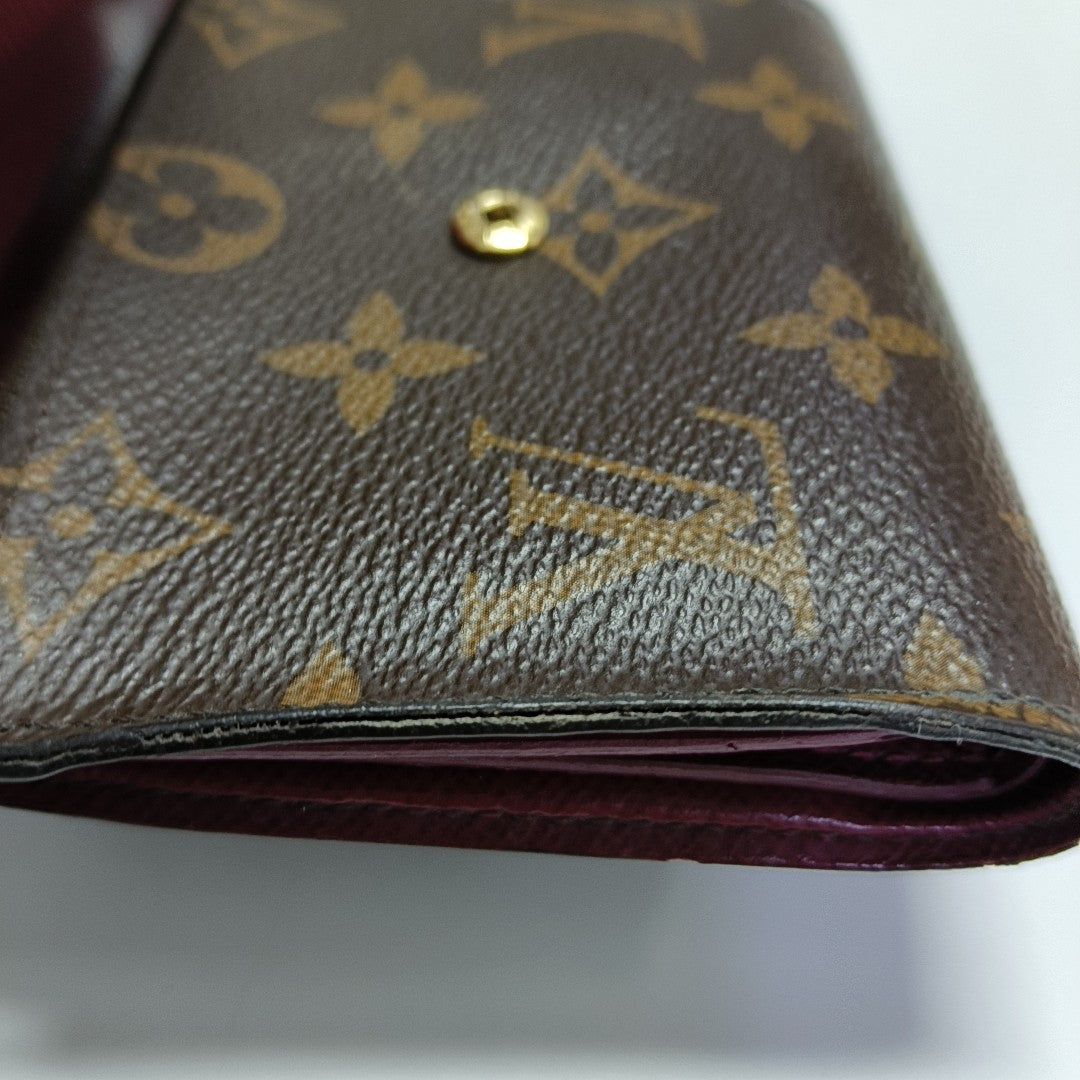 VICTORINE Monogram Coated Canvas Brown Wallet