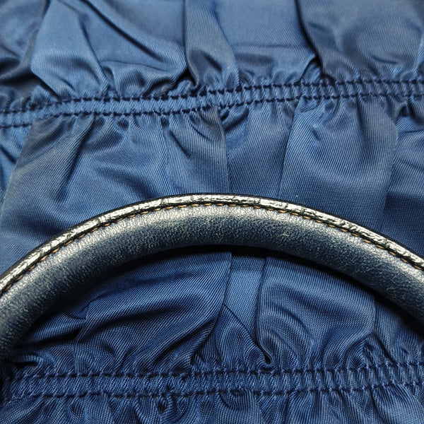 Gaufre Quilted Nylon Blue