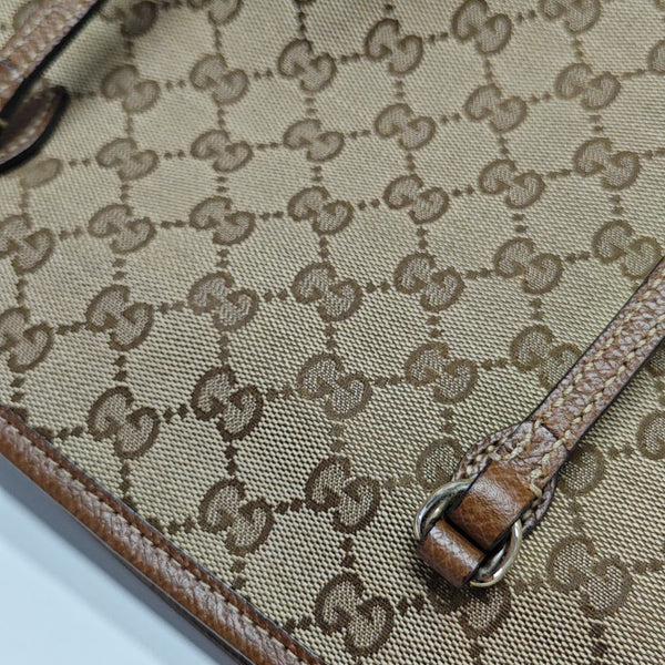 Bree Medium Monogram Canvas Beige