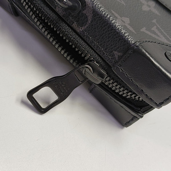 WALLET TRUNK Monogram Coated Canvas Gray