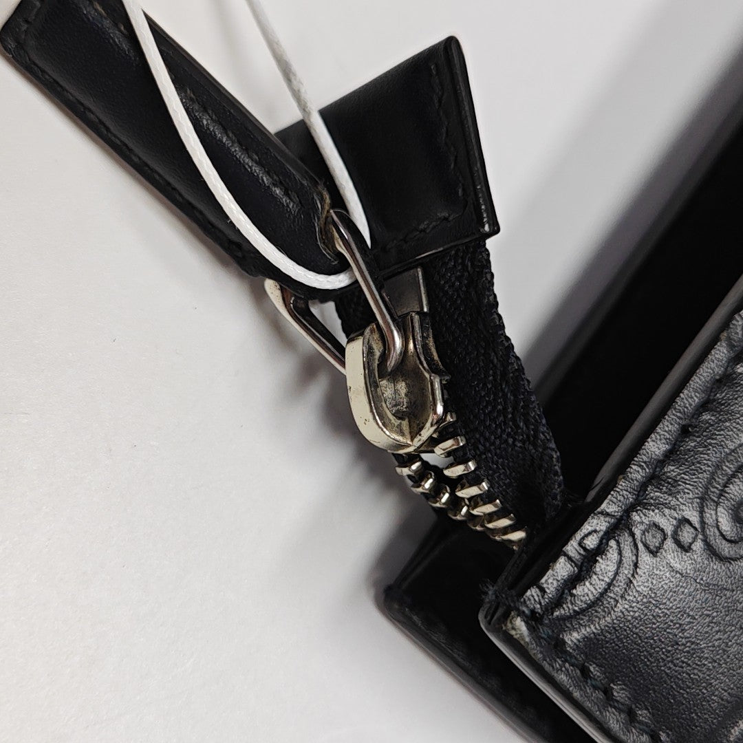 Signature Monogram Calfskin Blue