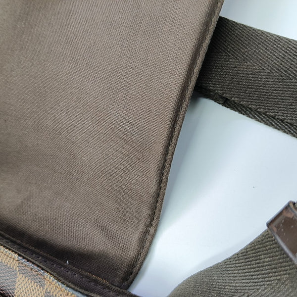 BROOKLYN Damier Ebene Coated Canvas Brown