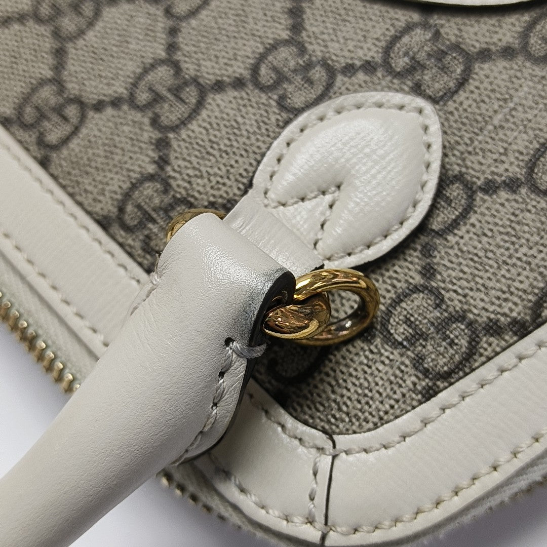 Horsebit 1955 Mini Coated Canvas Beige
