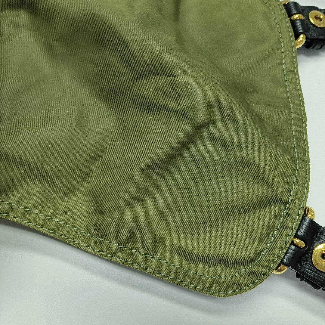 The Rucksack Large Nylon Green