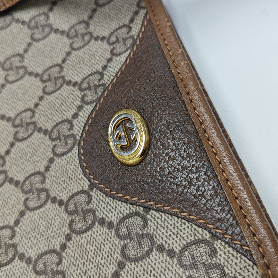 Monogram Coated Canvas Tote Bag Beige