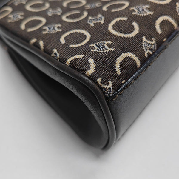 Canvas Top Handle Bag Brown