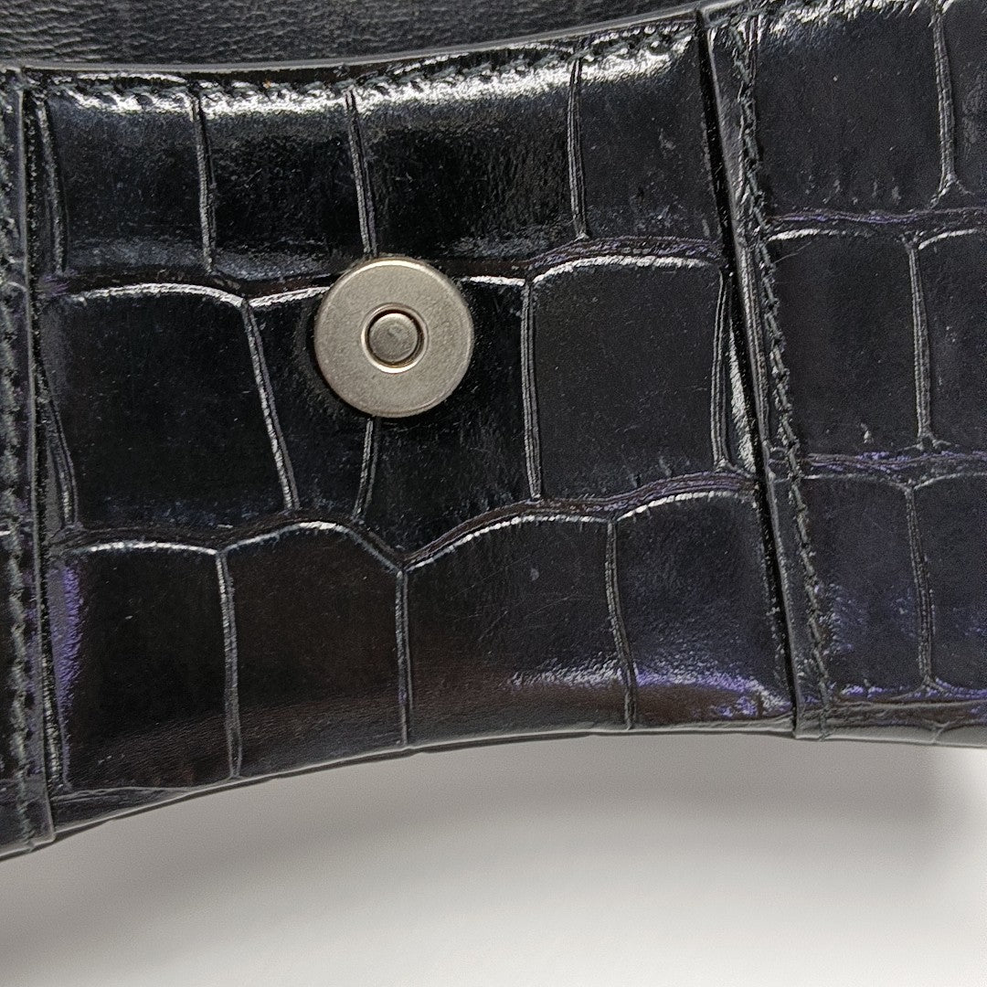 Hourglass Mini Calfskin Black