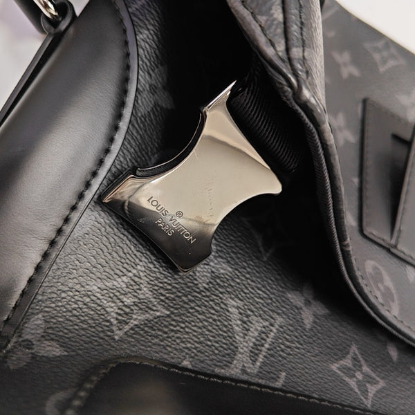 VOYAGER PM Monogram Coated Canvas Black