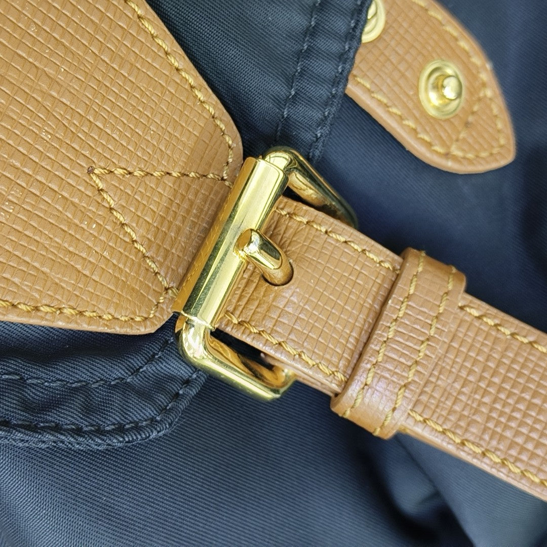 The Rucksack Medium Nylon Black