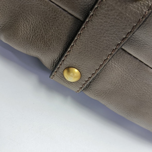 Calfskin Tote Bag Brown