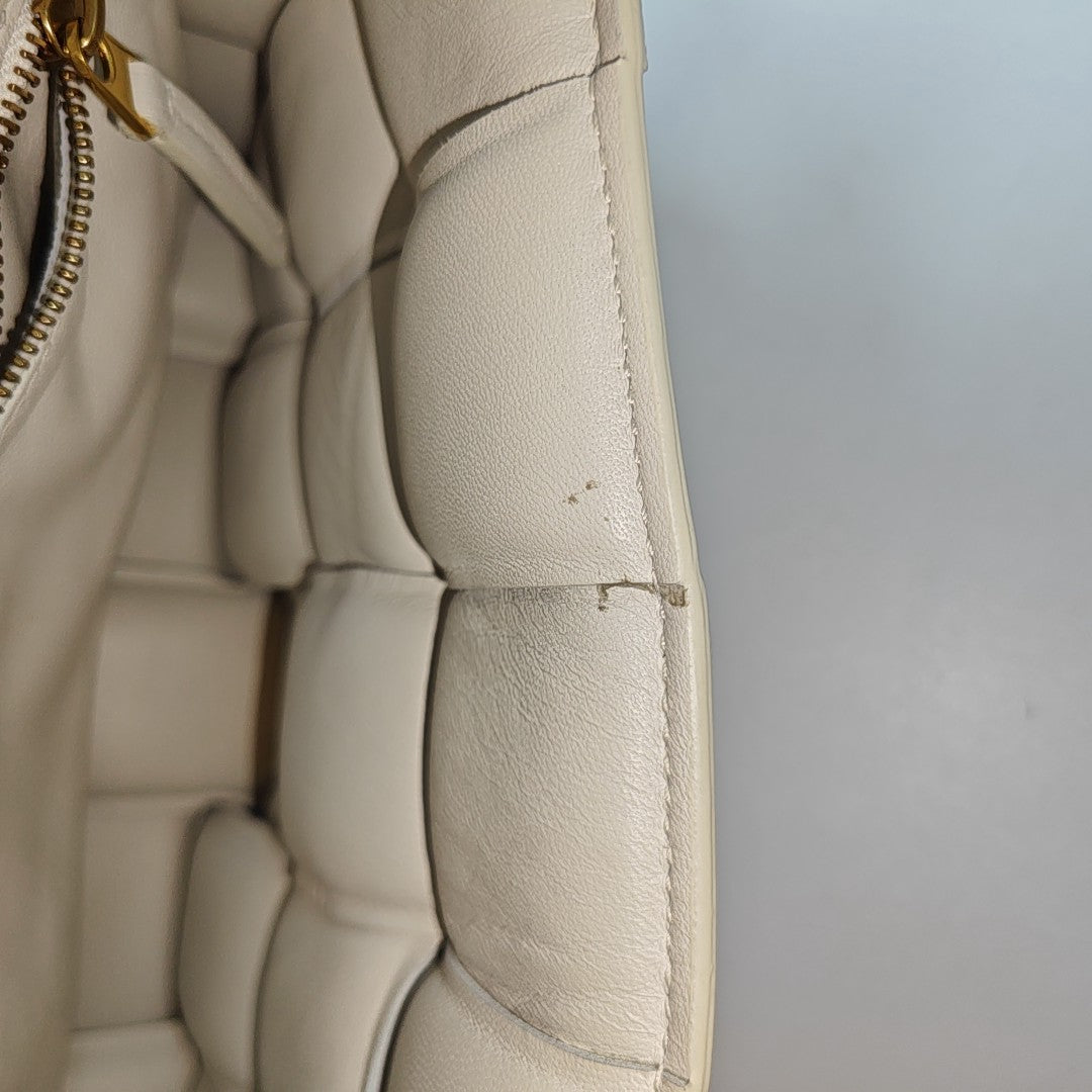 Cassette Medium Lambskin White