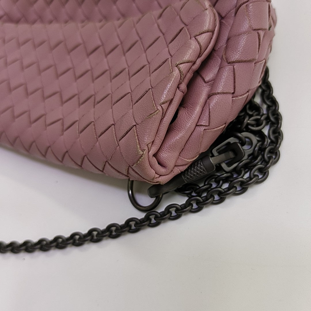 Lambskin Shoulder Bag Pink