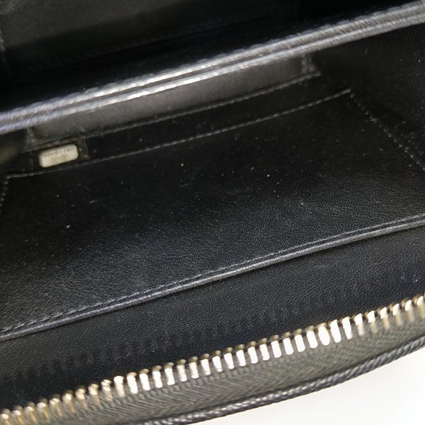 FILIGREE Small Quilted Grained Calfskin Black