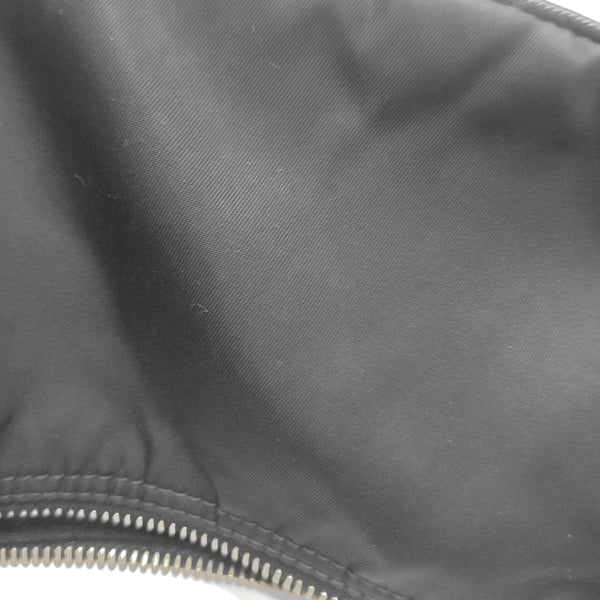 Nylon Top Handle Bag Black