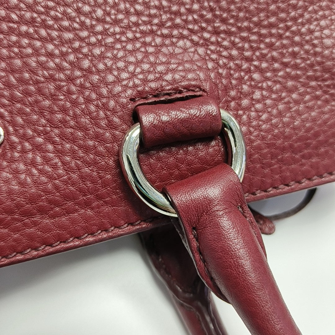 Calfskin Tote Bag Red