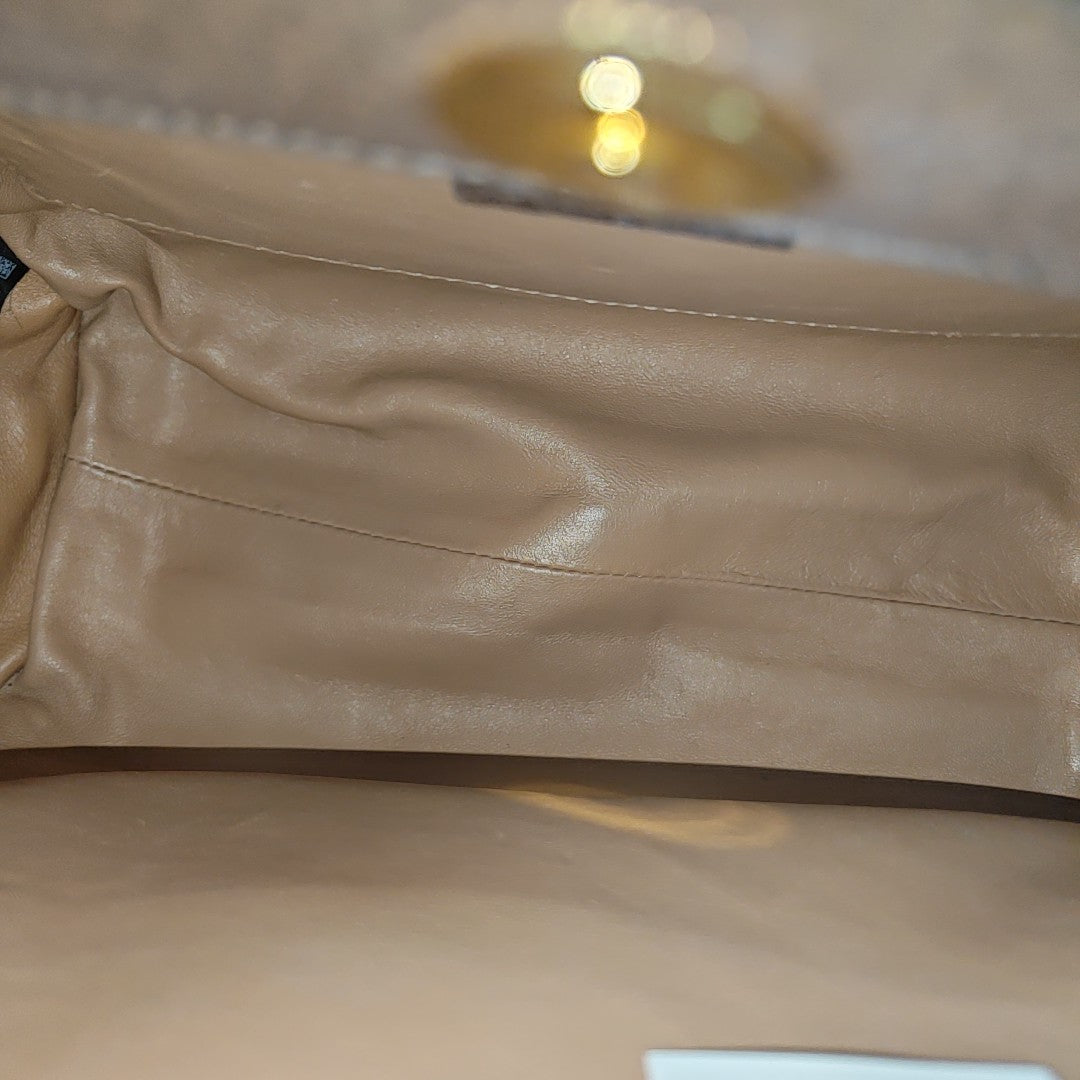 Diana Small Monogram Canvas Beige