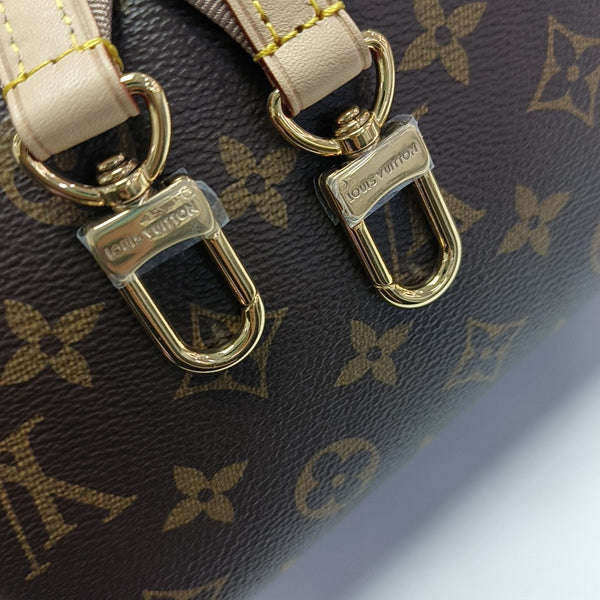 SPEEDY 20 Monogram Coated Canvas Brown