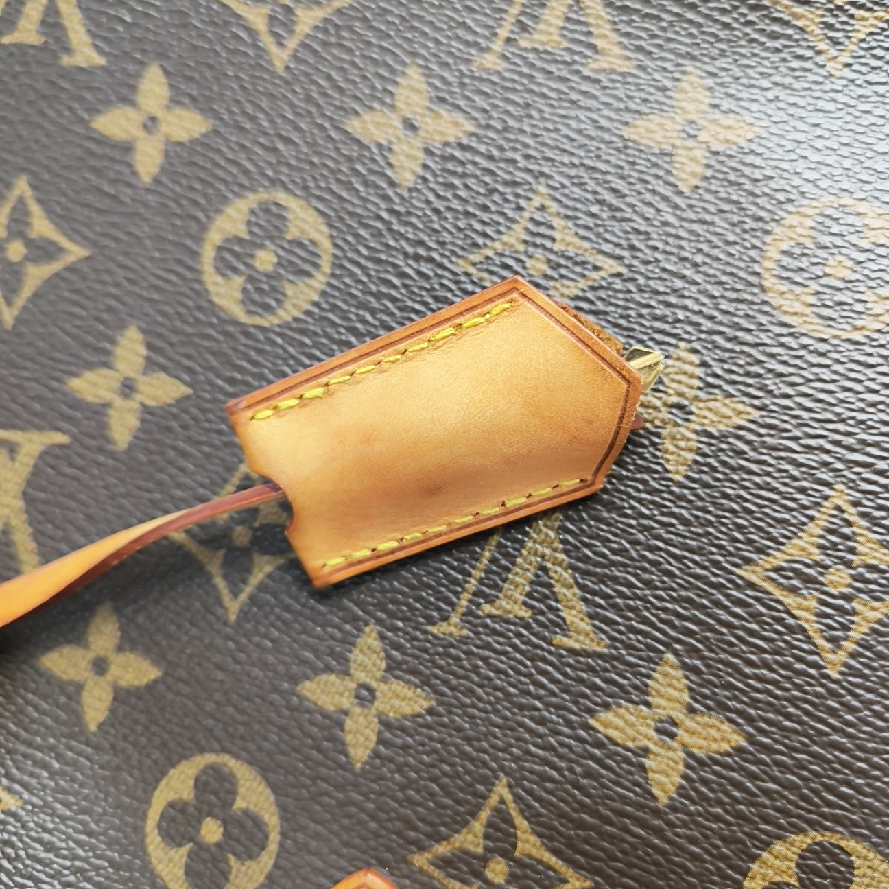 LOCKIT Monogram Coated Canvas Brown