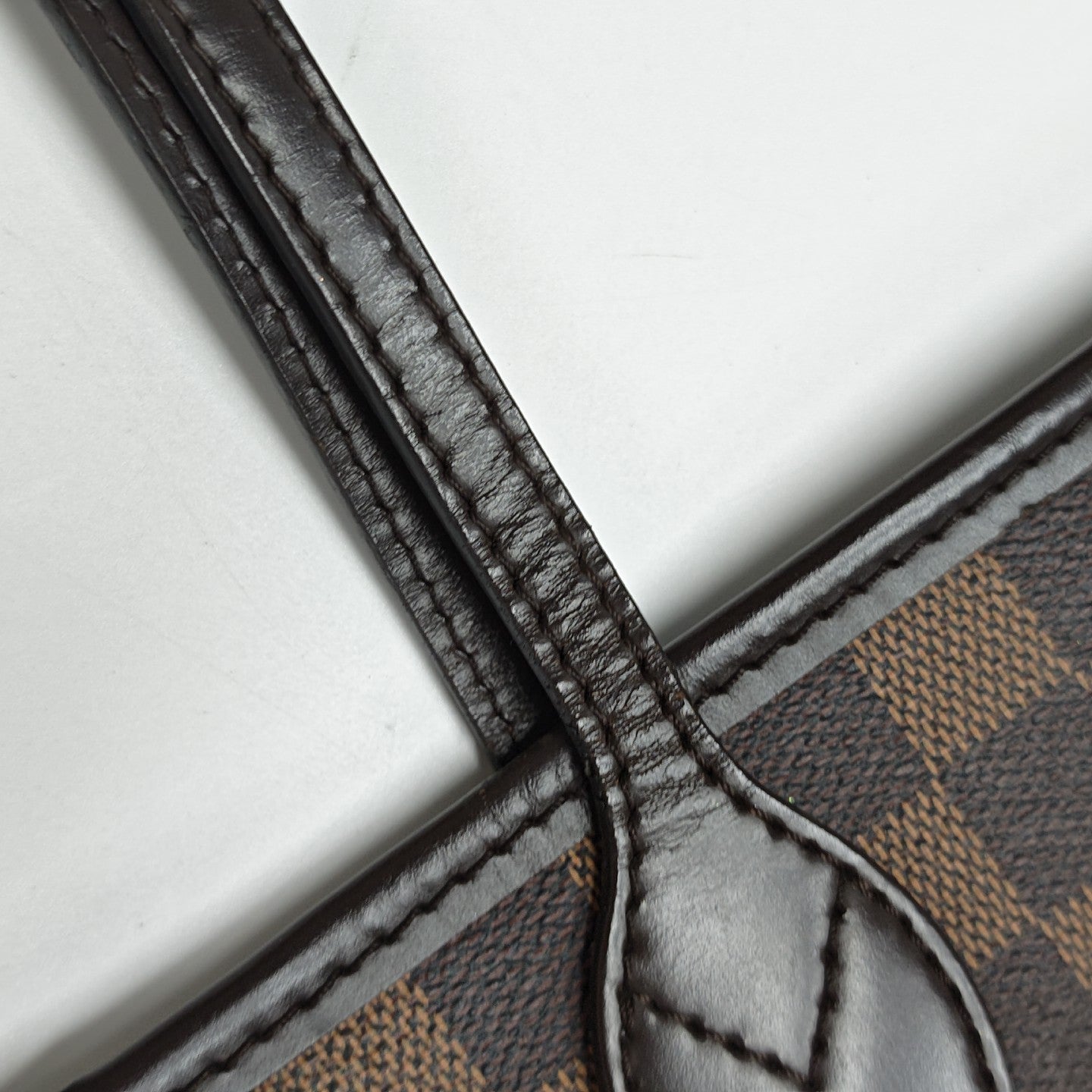 NEVERFULL MM Damier Ebene Coated Canvas Brown