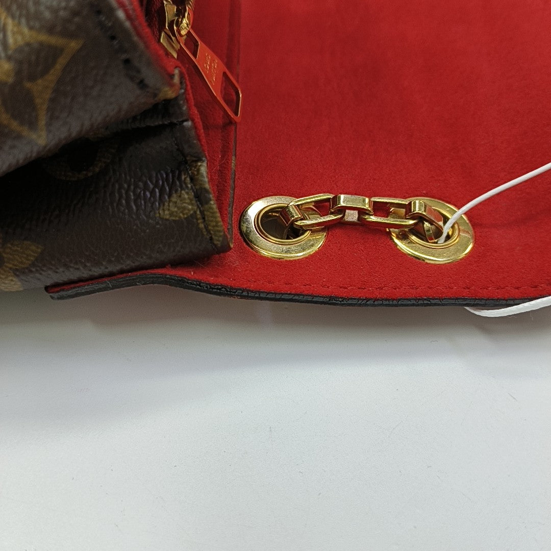 PALLAS BB Monogram Coated Canvas Brown
