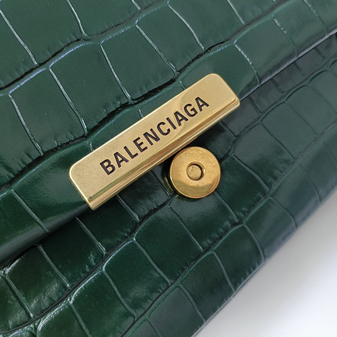 TRIPLET Calfskin Green