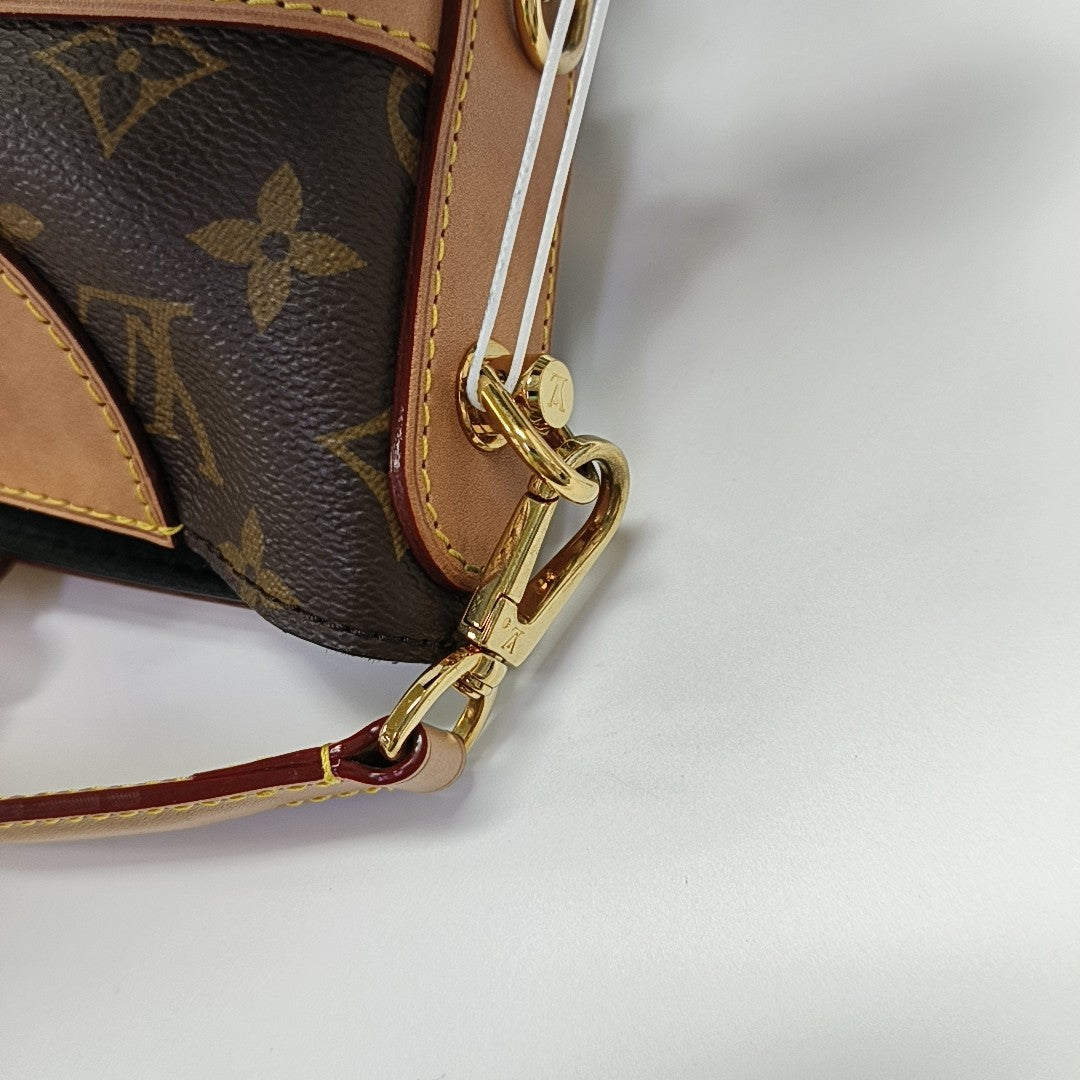 DUFFLE Monogram Coated Canvas Brown