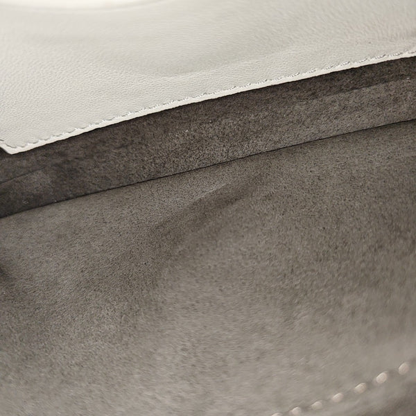 Baguette Micro Calfskin White