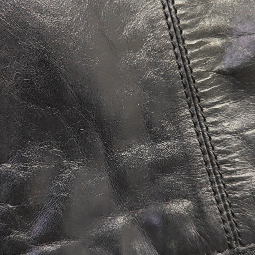 Calfskin Top Handle Bag Black