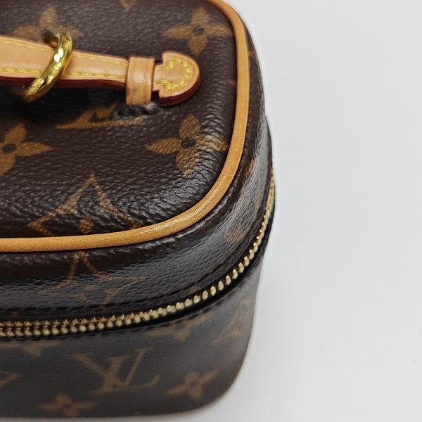 NICE Super Mini Monogram Coated Canvas Brown