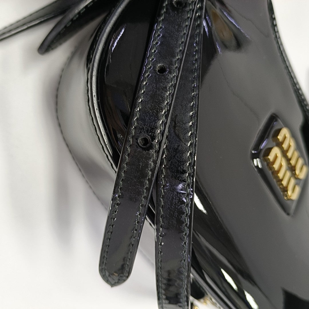 Hobo Patent Leather Black