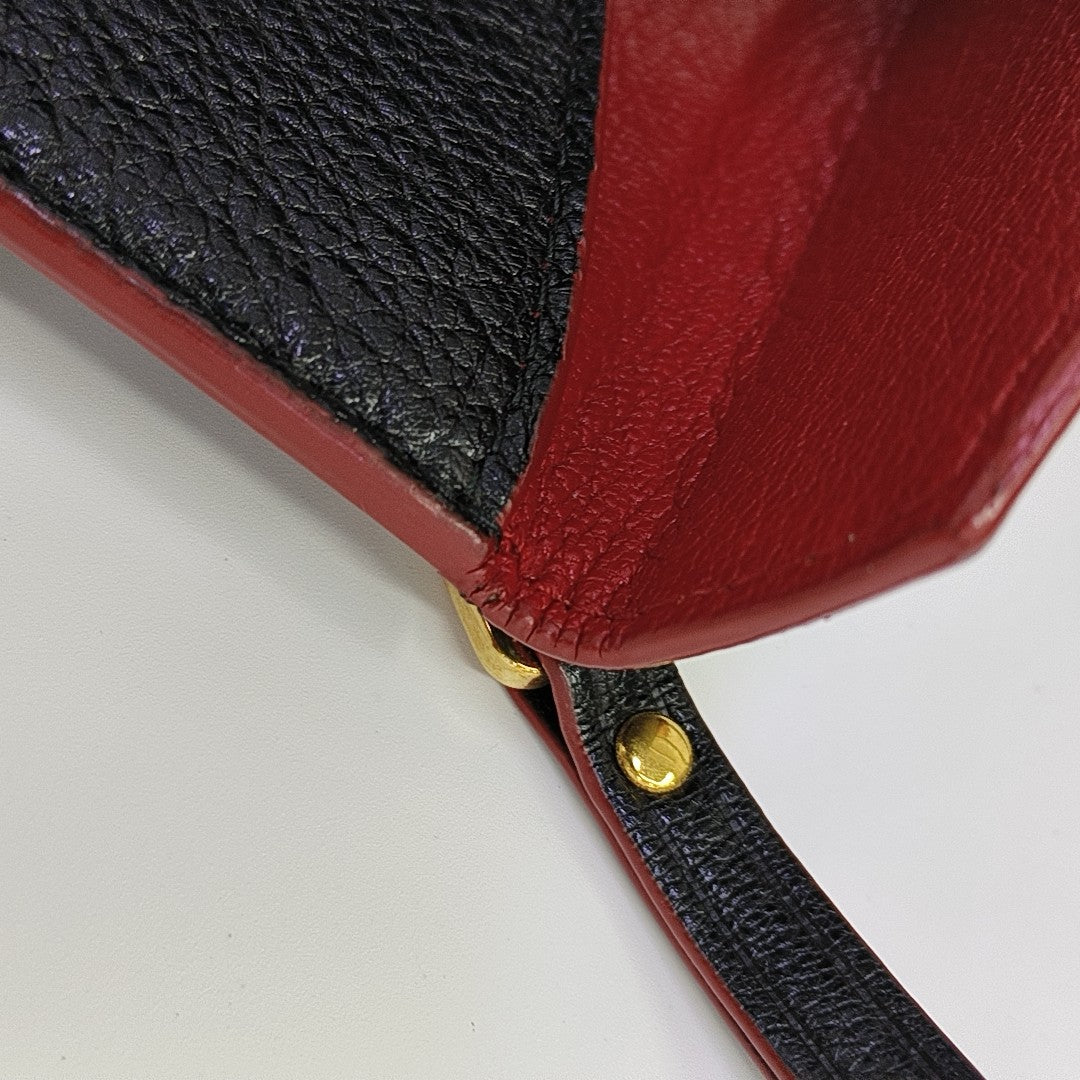 Love Lambskin Black Wallet