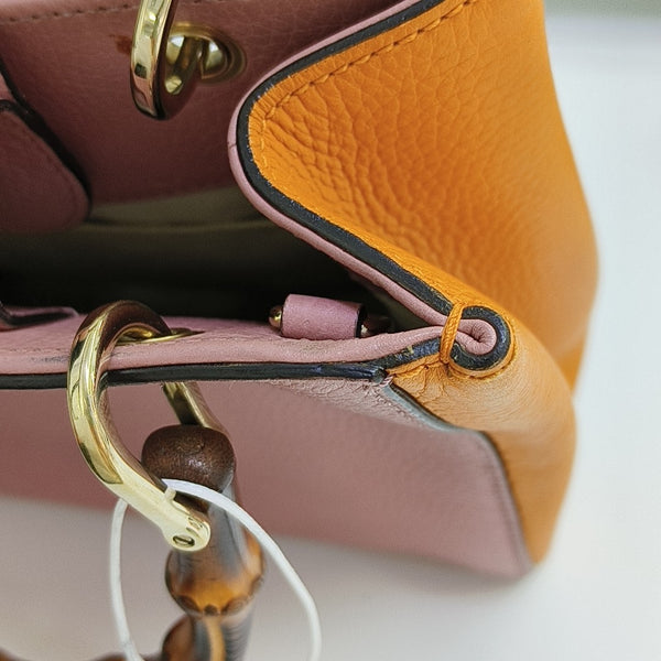 Bamboo 1947 Small Calfskin Pink