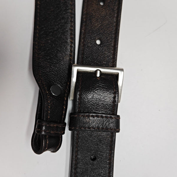 Calfskin Shoulder Bag Brown