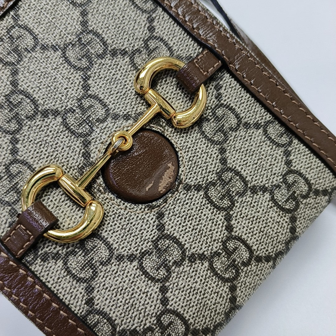 Horsebit 1955 Mini Coated Canvas Beige