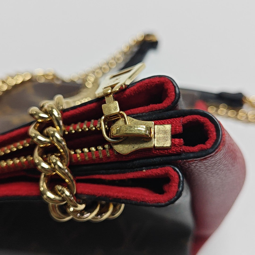 SURENE BB Monogram Coated Canvas Brown