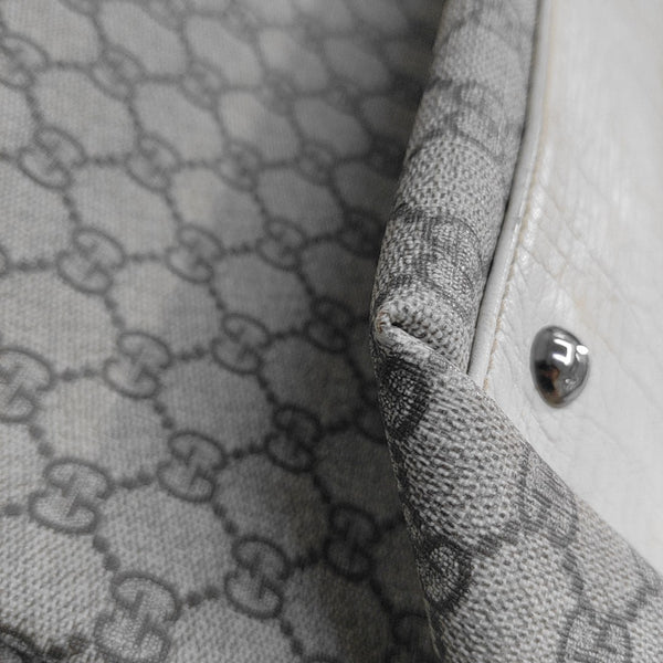 Monogram Coated Canvas Tote Bag Beige