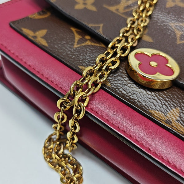 FLORE Monogram Coated Canvas Brown