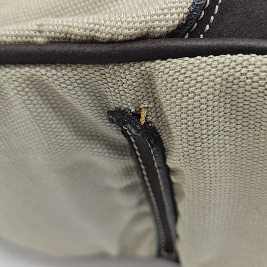 Canvas Shoulder Bag Beige
