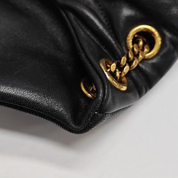 PUFFER Small Quilted Lambskin Black